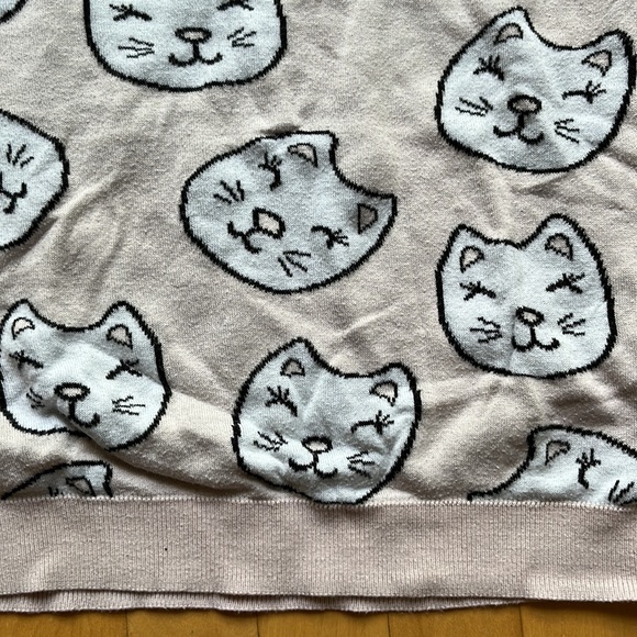 Girls Kitty Cat Sweater - Picture 4 of 4